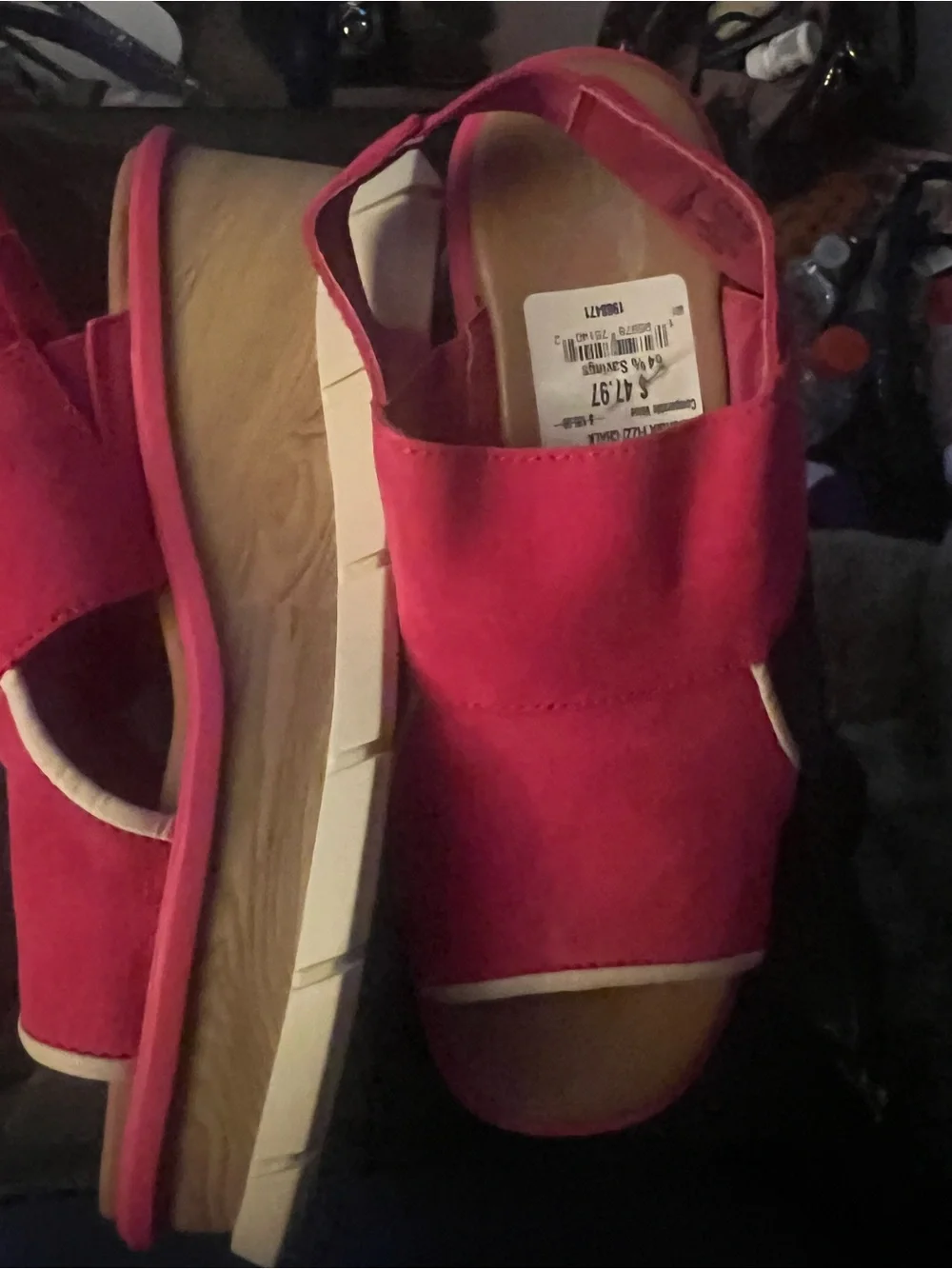 Sorel Joanie III Slingback Sandal - Fuchsia Pink NIB